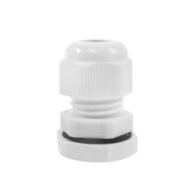 China mini ip68 m16*1.5 nylon plastic waterproof spiral cable gland suppliers for sale