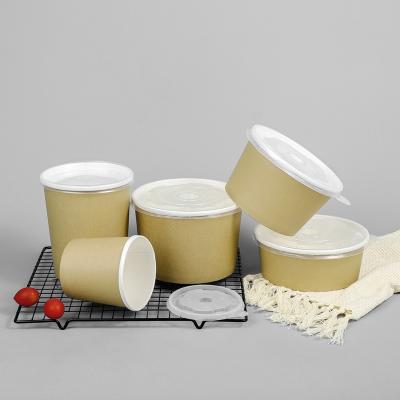 China Disposable Custom Lunch Kraft Paper Rolls Bagasse Burger Pulp Cake Bowls for sale