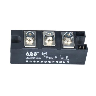 China AC & DC Motor Control MFA200A Thyristor MFA200A1600V MFA200A Thyristor Module Half Single Phase Thyristor Module Control MFA200A 1600V for sale