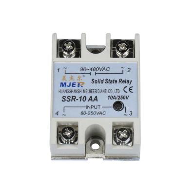 China PC Material SSR10AA Single Phase Shell SSR10AA Solid State Relay for sale