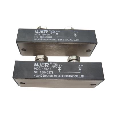 China MDG/MDY Two MDG/MDY Modules MDG/MDY160-16 MDG160A MDY160A MDG MDY 160A1600V Welder Module Diode DC Terminal Sources For Different Equimen MDG/MDY 160A1600V for sale