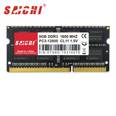 China Laptop Value Factory EXW Best Price 1.5V DDR3 1600MHz 8GB High Quality Memory Ram For Laptop Notebook for sale