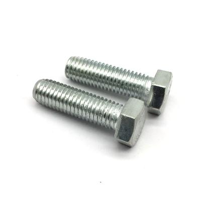 China DIN933 Carbon Steel Galvanized / Color Coated Galvanized Hex Head M8 Bolts Bolt for sale