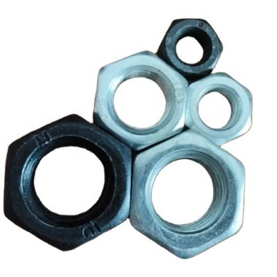 China DIN934 General Industry Hex Nut Steel Black Oxide / Galvanized for sale