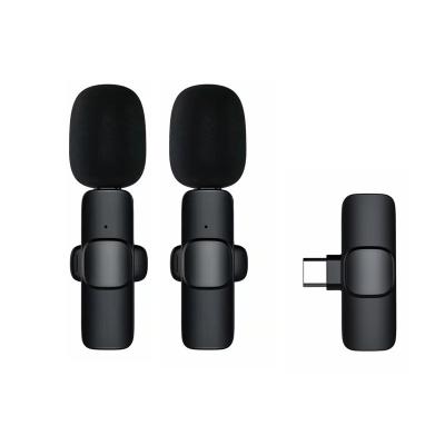 China Hot Selling M22T 2.4G Arcury Lavalier Microphone for Type-C Dual Channel Wireless Microphone Lapel Lavalier Lavalier Microphone for sale