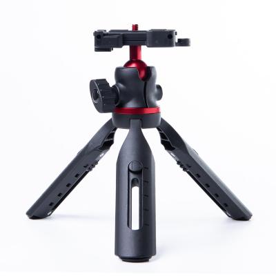 China Arcury PORTABLE MP05 Mini Portable Adjustable Desktop Tripod with Ball Mount Adapter Small Tripod for sale