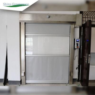 China Ventilation Roll Up Shutter Doors Electrostatic Workshop Rolling Shutter Door for sale