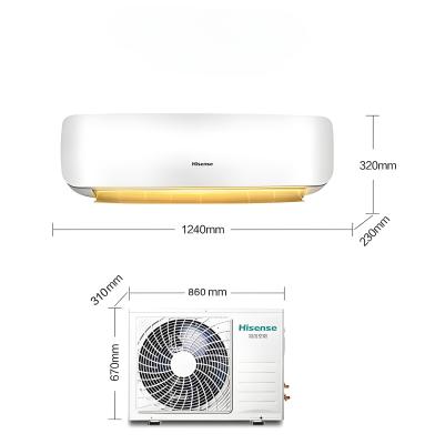 China 39DB Hisense Air Conditioner 18000 BTU Wall Mounted Heater Air Conditioner for sale