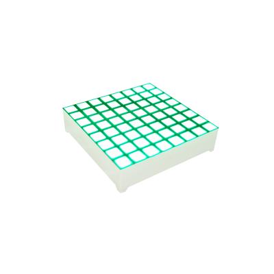 China Pure Green 8x8 Square Dot Matrix LED Display Row Anode For Elevator Position Indicator for sale