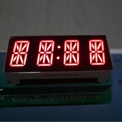 Cina 4 rosso luminoso alfanumerico dell'esposizione di LED di segmento della cifra 7 per il quadro portastrumenti in vendita