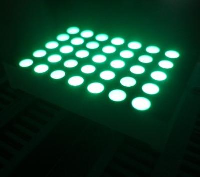 China Weiße/rote/blaue/grüne Runde 5 x 7 LED-Matrix-Anzeige für Werbung zu verkaufen