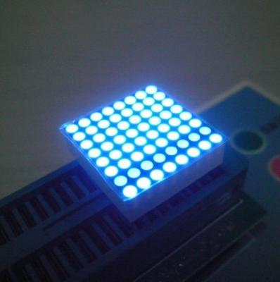 China High Brightness 2mm Led Dot Matrix Display 0.8 Inch black Surface for sale