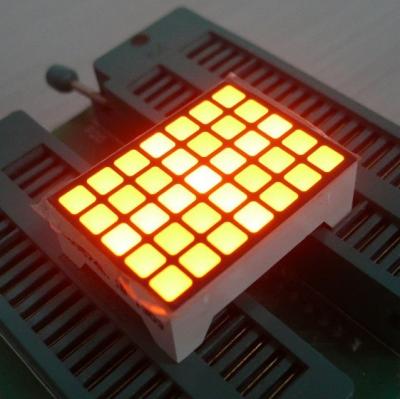 China Yellow 14 Pins Square LED Matrix Screen , 5x7 LED Matrix Waterproof for sale