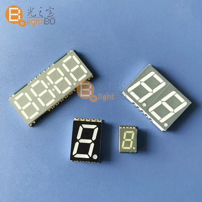 中国 Home Appliance Ultra Bright White SMD 7 Segment LED Display 0.39 Digit Height Epistar Chip 販売のため