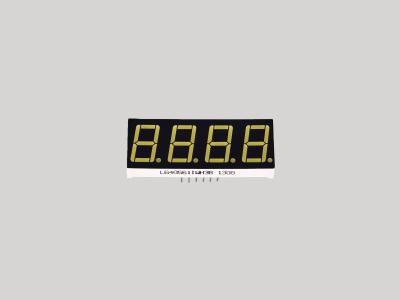 China Ultra White  4 Digit 7segment  LED Display Clock Display Anode Cathode For Digital Timer Indicator for sale