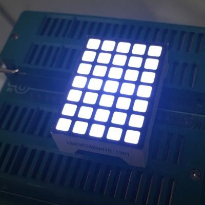 中国 上昇表示器のための正方形5x7ドット マトリクスのLED表示超白い列の陽極コラムの陰極 販売のため