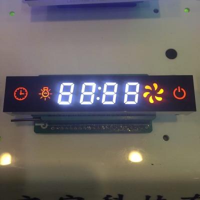 China Multicolour Common Cathode 7 Segment Display module for kitchen hood for sale