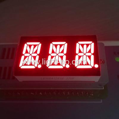 China Rojo común del cátodo del dígito 14 de la pantalla LED triple del segmento para el tablero de instrumentos en venta