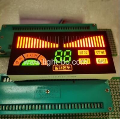 China Custom Design 3 Colours 7 Segment LED Display For Air Conditioner Control Panel for sale