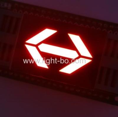 China El rojo ultra brillante 1inch se dobla ánodo común de la pantalla LED de la flecha para el indicador de dirección del elevador en venta