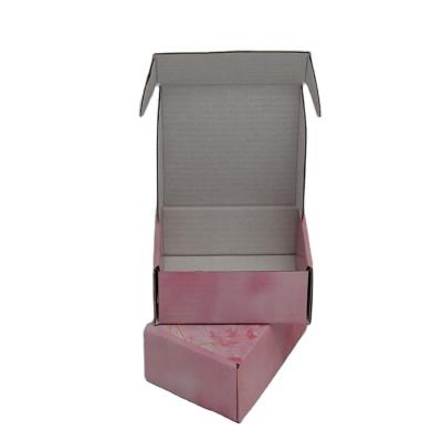 China Recyclable Rose Gift Appearance Corrugated Delicate Folding Rigid Paper Box for sale