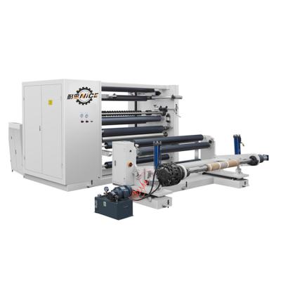 China Garment shops high quality and inexpensive thermal sticker slitting machine roll slitting machine automatic machineslitting for sale