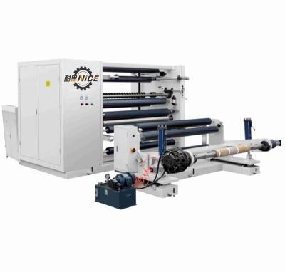 China Garment Shops Fine Quality Horizontal Slitting Machine Slitting And Rewinding Roll Paper Slitting Machine for sale