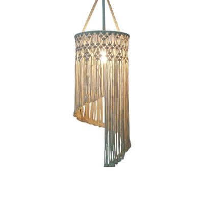 China Modern Simig Lighting GUEST ROOM Creative Bedroom Living Room Pendant Lamp Personality Woven Decorative Lamp for sale