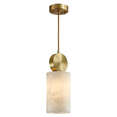 China Simig indoor use lighting creative modern minimalist all copper lucite small pendant lamp for bedroom bedside dining room bar for sale