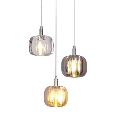 China Modern Simig Lighting Scandinavian Modern Creative Minimalist Glass Pendant Lamp For Bedroom Bedside Bar for sale