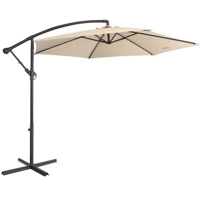 China Modern Cost Effective High Aluminum Cantilever Parasol Hanging 9Ft Banana Umbrella for sale