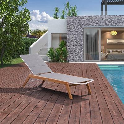 China Weather resistant; Easy to clean; Stackable; Modern Quick Dry Graceful Luxury Outdoor Furniture Garden Moss Sun Sofas Chaise Lounge Chair Sun Lounger for sale