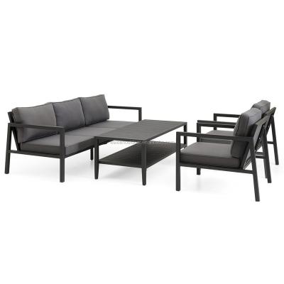 China Modern Outdoor Living Room Patio Sofa Set Outdoor Furniture Garden Sectional Sofas for sale