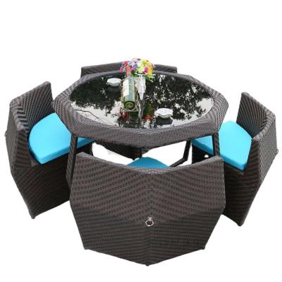 China Best Price Outdoor Weather Furniture Combination Five-piece Set Creative Garden Dining Chair Outdoor Furniture for sale