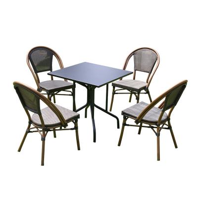 China Modern High Cost Effective Durable Outdoor Garden Furniture Dining Table Bar And Chair Sets for sale