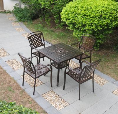 China Factory Supply Outdoor Weather Furniture Casual Modern Classics Waterproof Garden Table And Chair Outdoor Furniture for sale