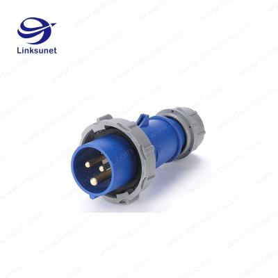 Chine 16A / 32A/63A/125A câble équipé rouge/bleu de PA66 de connecteur circulaire avec le câblage 110h classique d'Olflex à vendre