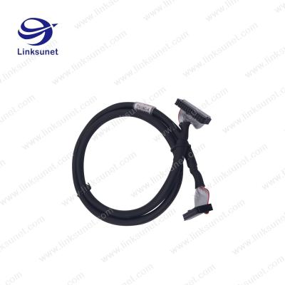 China UL2651-28AWG 1.27mm zwart pvc om Vlakke kabel bedradingsuitrusting Te koop