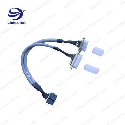 China PVC BK 43025 - 1400 y SUBMARINO 15 del receptáculo de MOLEX de D haz de cables del PIN/9 PIN en venta