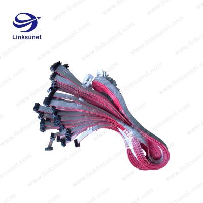 China Van de het Lintkabel van pvc Vlakke Assemblage 2.54mm Hoogte UL2651 - de HOOGTE van 28AWG 10P 1.27MM Te koop