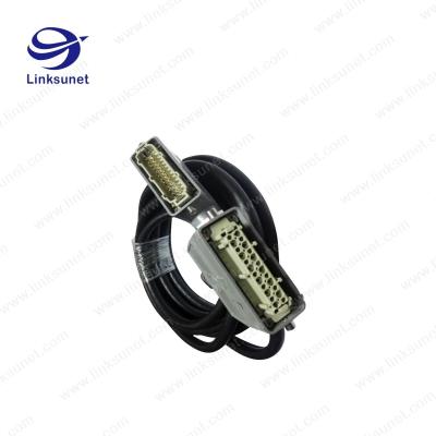 China WAIN 24PIN ÉL - 024 - proceso de encargo interno del montaje de cable 830v CONECTOR del gabinete gris de la bujía métrica en venta