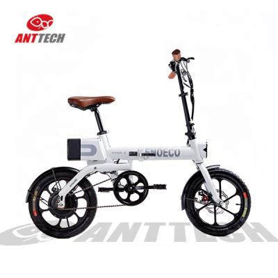 China Electric Motor Aluminum Foldable Electric Bike A4 Cycle For Male Lightweight Electric Moped for sale