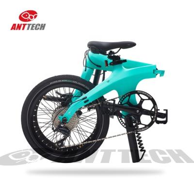 China Hot Sale 20 Inch 36V 250W Carbon Fiber Folding Carbon Fiber Electric Bicycle,Portable Brushless Motor Electric City Bike for sale