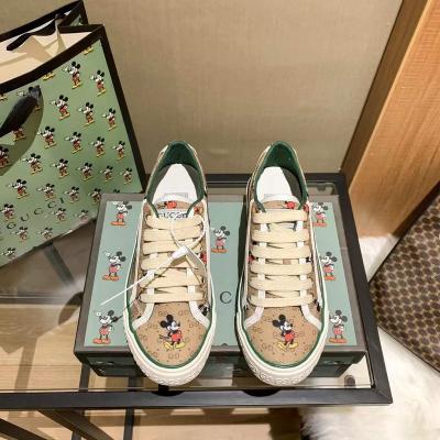 China 2022 GG Fashion Luxury Shoes Brand Canvas Shoes Damping For Men And Women for sale