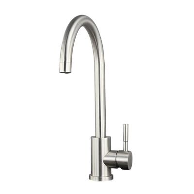 China Thermostatic Faucets Modern Design And Durable Brushed Stainless Steel 304 Nickel Kitchen Sink Faucet for sale