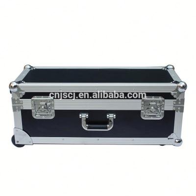 China Hot Sale Heavy Duty Huge Storage Storage With Various Color Turntable Aluminum Flight Case With Wheels for sale