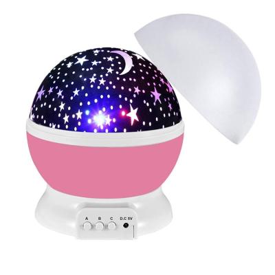 China Modern Custom Logo Romantic 360 Degree Room Rotating Laser Star Projector With CE for sale