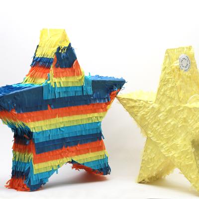 China Wholesale Custom Cute Colorful Party Mymoonpie Rainbow Star Pinata For Kids for sale