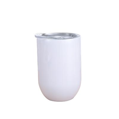 China Hot Sale New 2020 Gradient Ramp Non Inverted White Sublimation Tumbler Stainless Wine Tumbler for sale