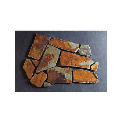 China China Modern Professional Manufacture Multicolor Slate Flooring Stone Wall Natural Stone Tile for sale